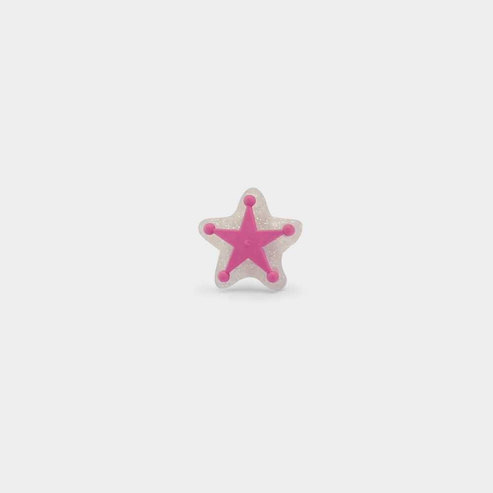 Acessório de Calçado Infantil Bibi Pin de Estrela
