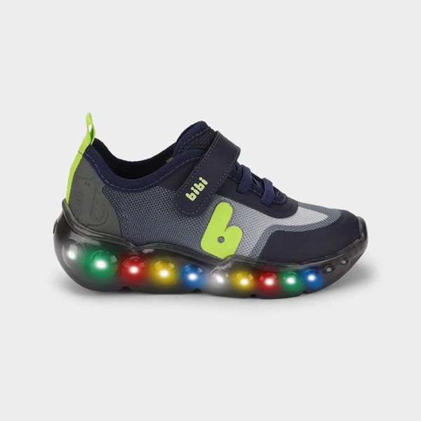 Tênis Infantil de Luz Bibi Roller Celebration 3.0 Azul 25