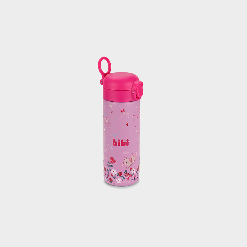 Garrafa Térmica Bibi Metalizada Rosa