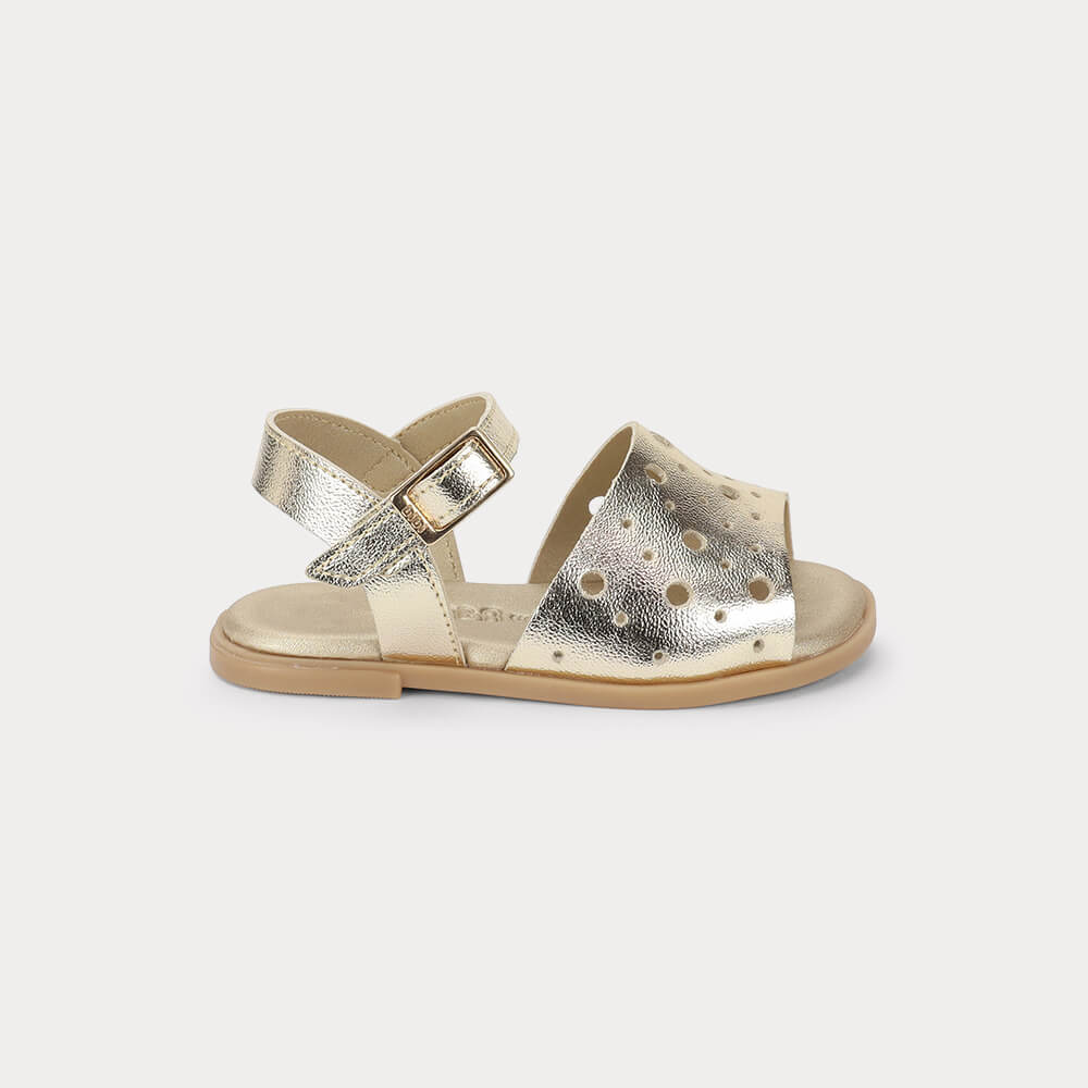 Sandália Infantil Bibi Shine Mini Dourada