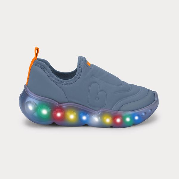 Tênis Infantil de Luz Bibi Roller Celebration 3.0 Azul 27