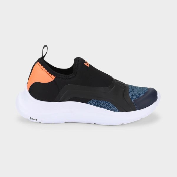 Tênis Infantil Bibi Action Preto com Azul Marinho 28