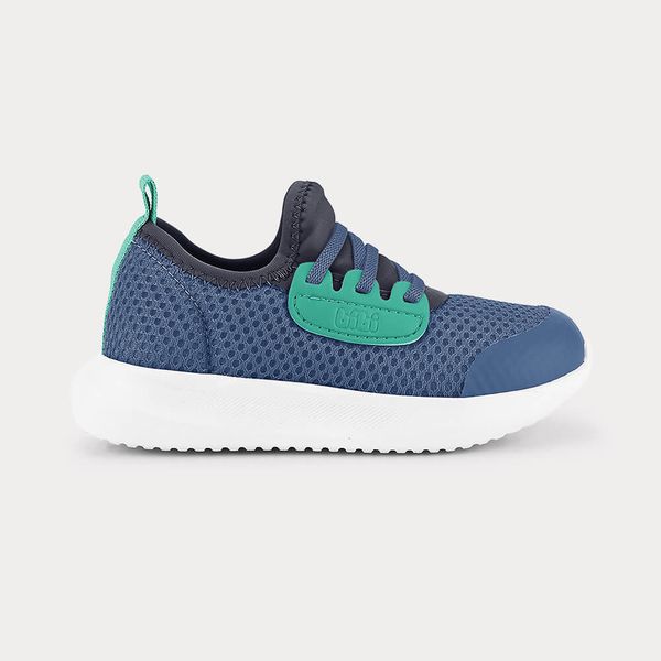 Tênis Infantil Bibi Flash Azul com Branco 24