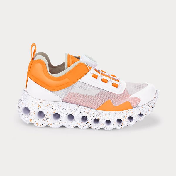 Tênis Infantil Bibi Roller Sport Branco com Laranja 34