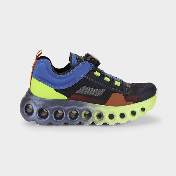 Tênis Infantil Bibi Roller Sport Preto Azul com Verde 33