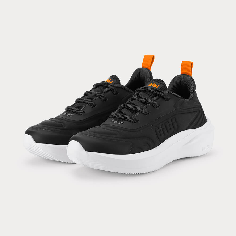 Tênis Infantil Bibi Volt Preto com Laranja