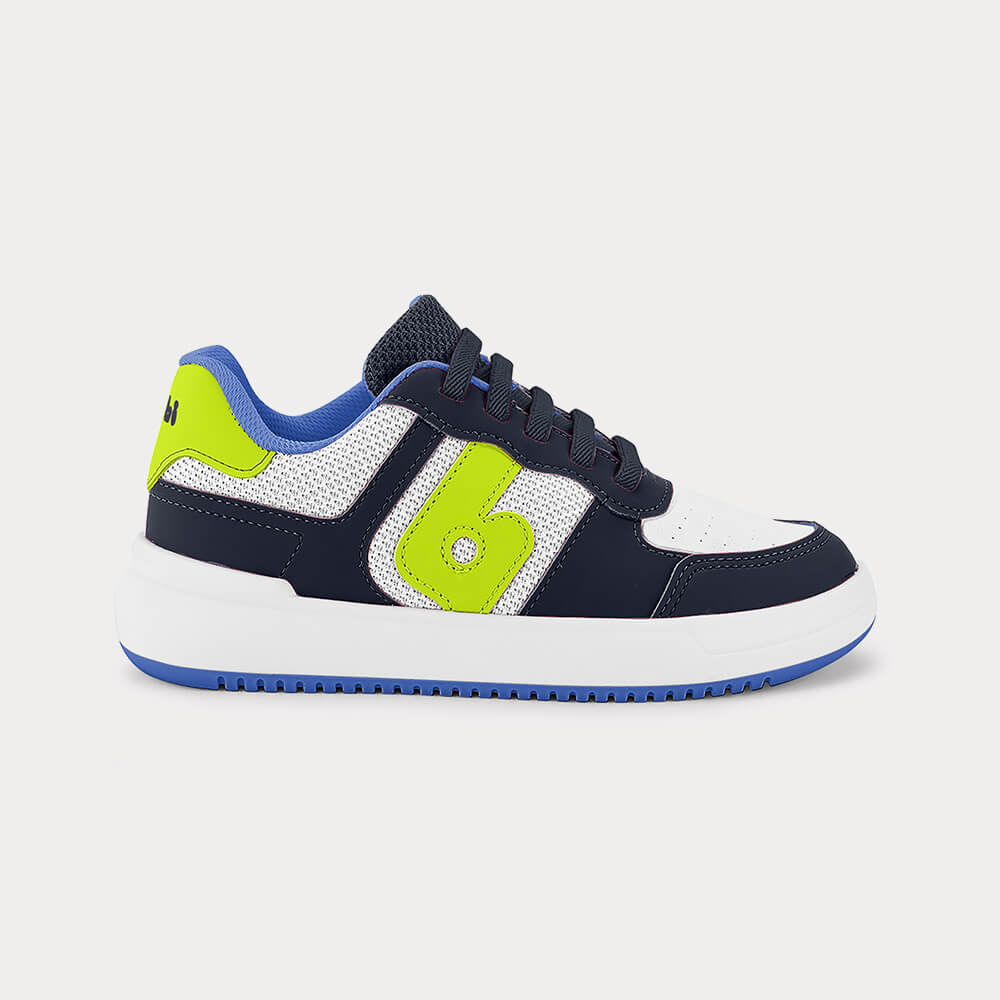 Tênis Infantil Bibi B College Azul Marinho com Verde - 32