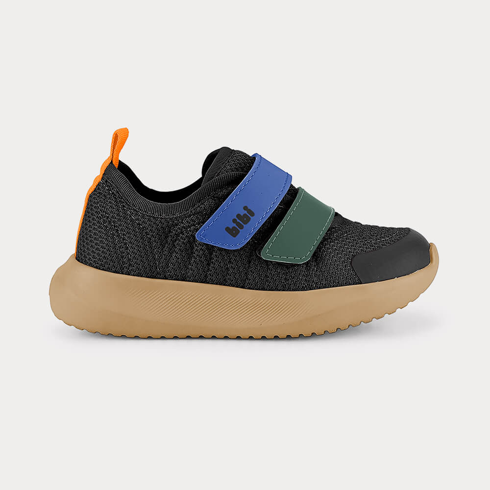 Tênis Infantil Bibi Flash Preto com Marrom