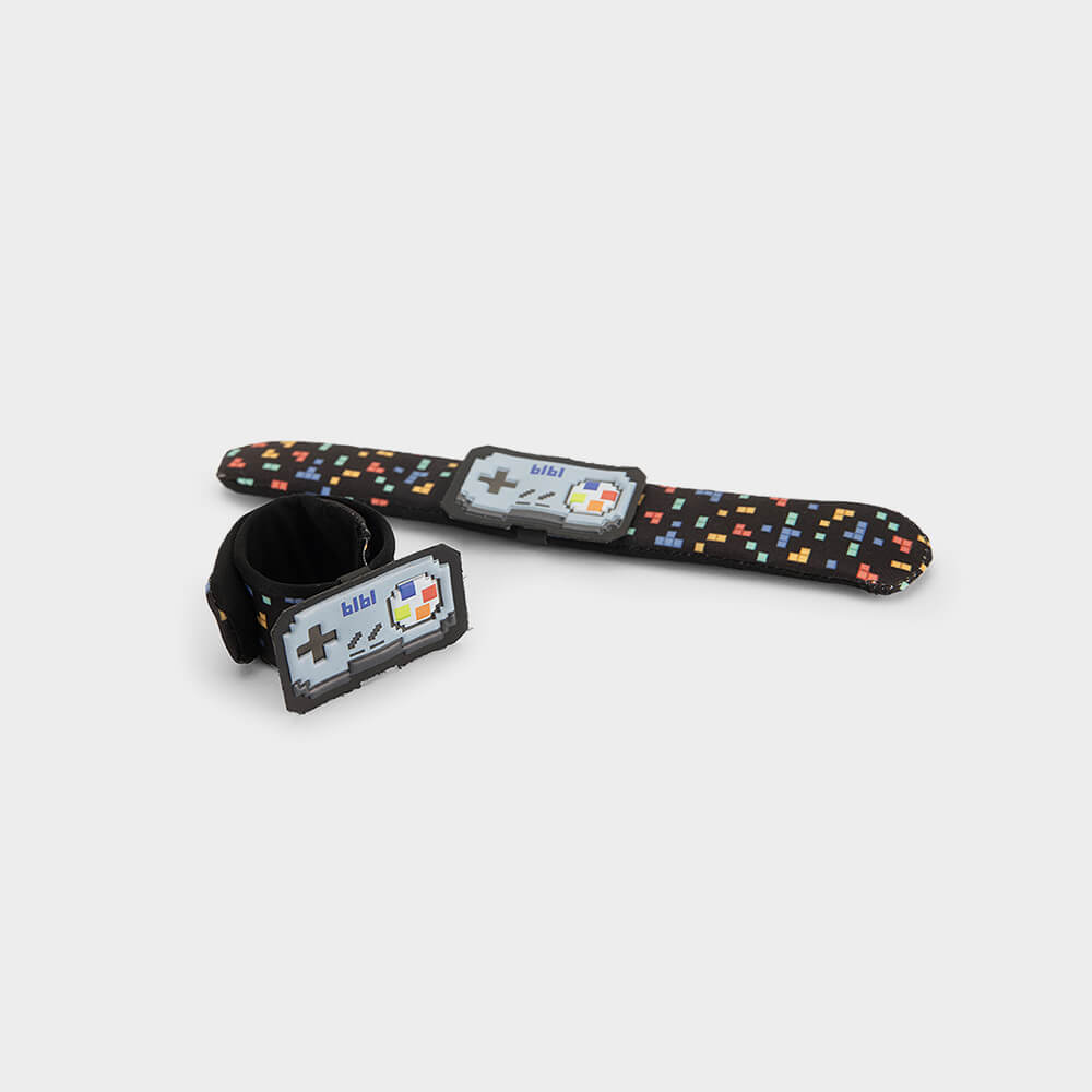 Pulseira Infantil Bibi Preta de Videogame