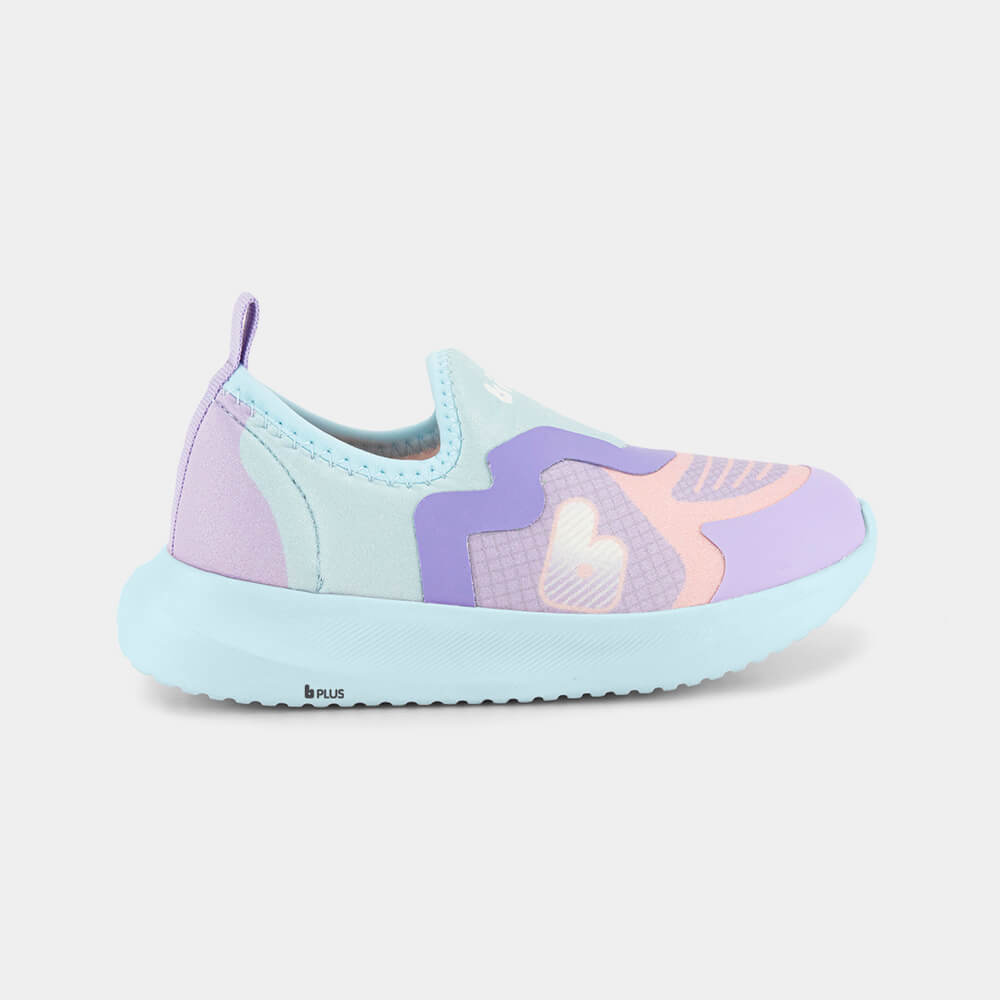 Tênis Infantil Bibi Flash Lilás com Rosa