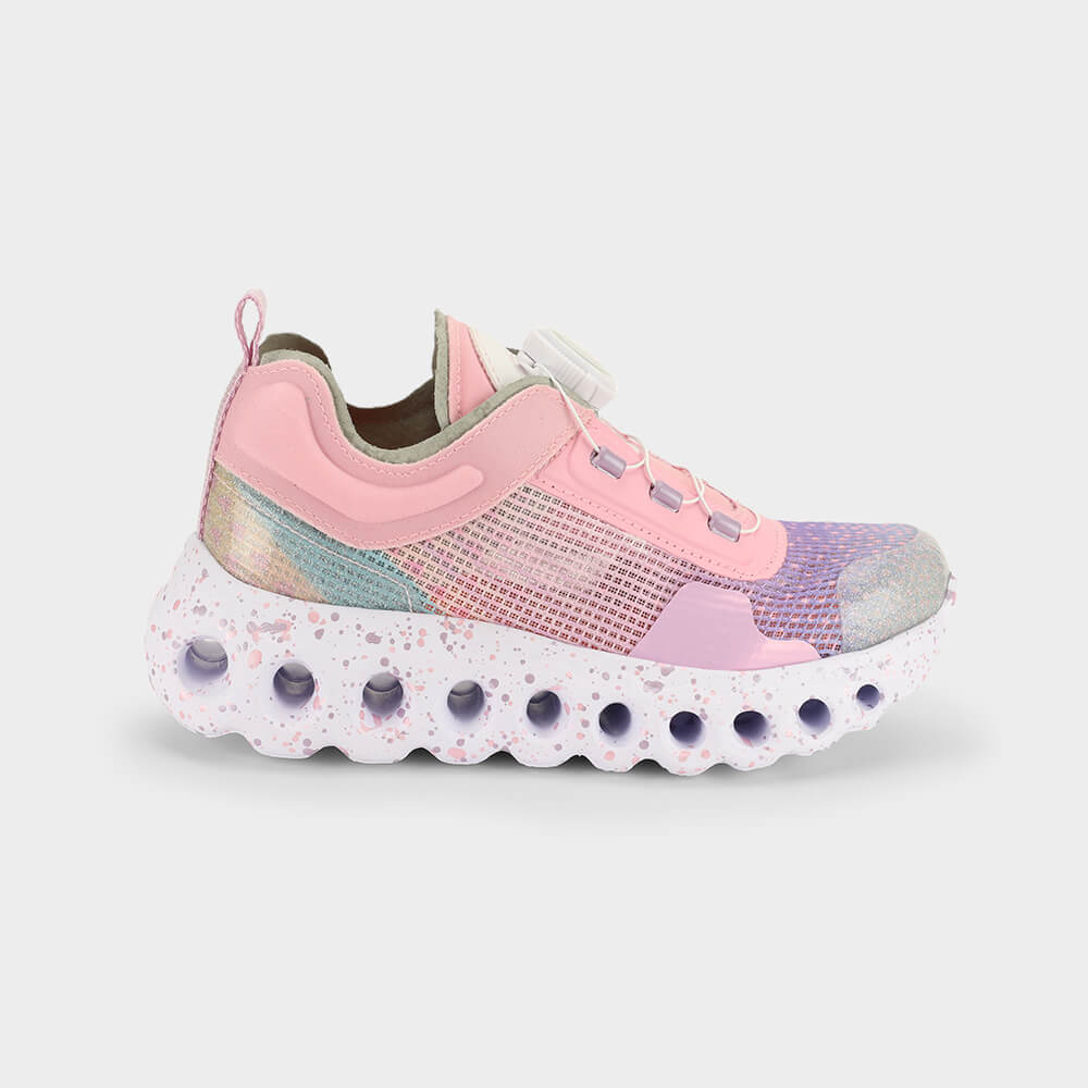 Tênis Infantil Bibi Roller Sport Rosa com Branco