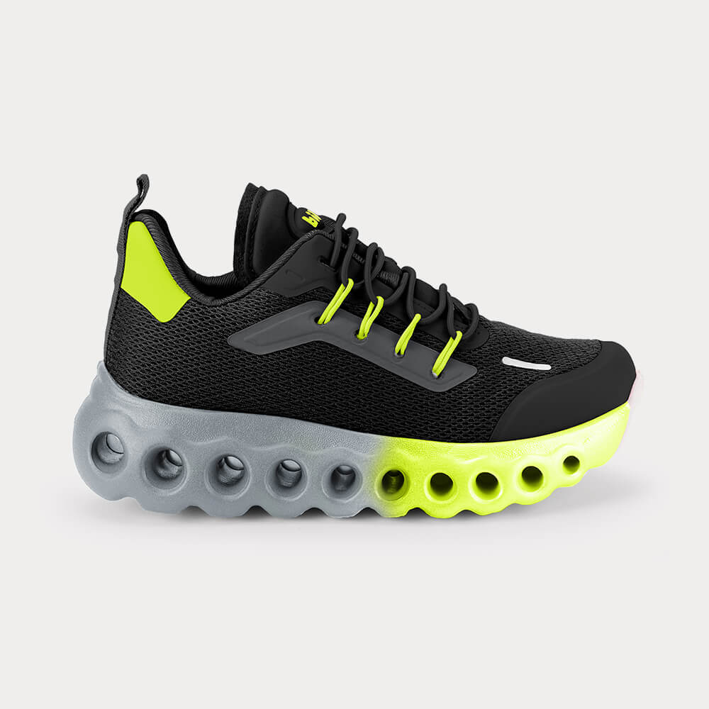 Tênis Infantil Bibi Roller Sport Preto com Verde