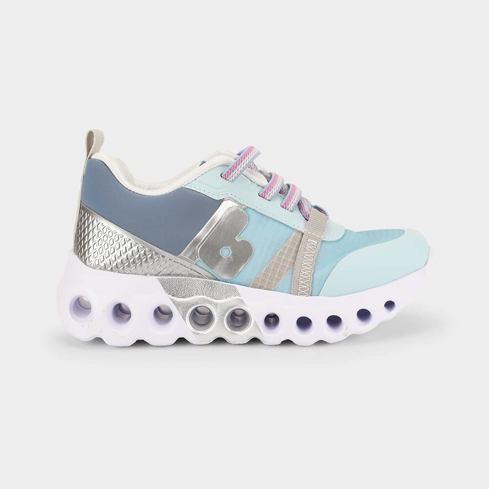Tênis Infantil Bibi Roller Sport Azul com Prata