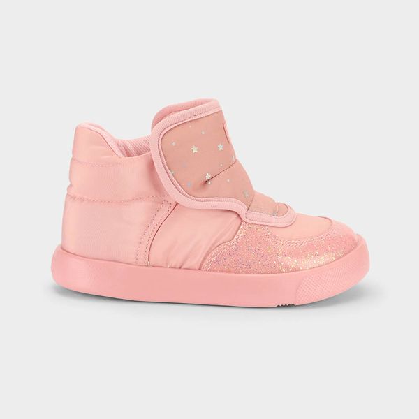 Bota Infantil Bibi Agility Mini II Drop Rosa Estrelada 21
