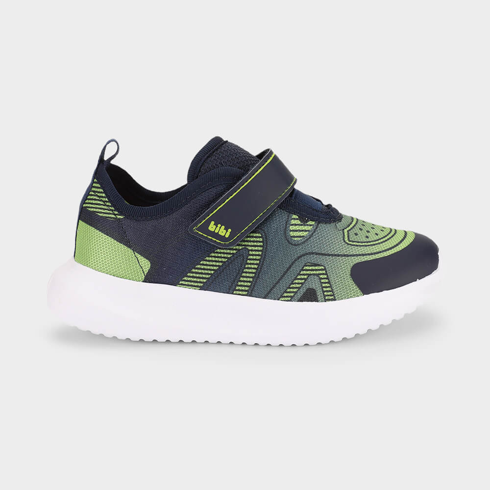 Tênis Infantil Bibi Flash Azul com Verde - 18
