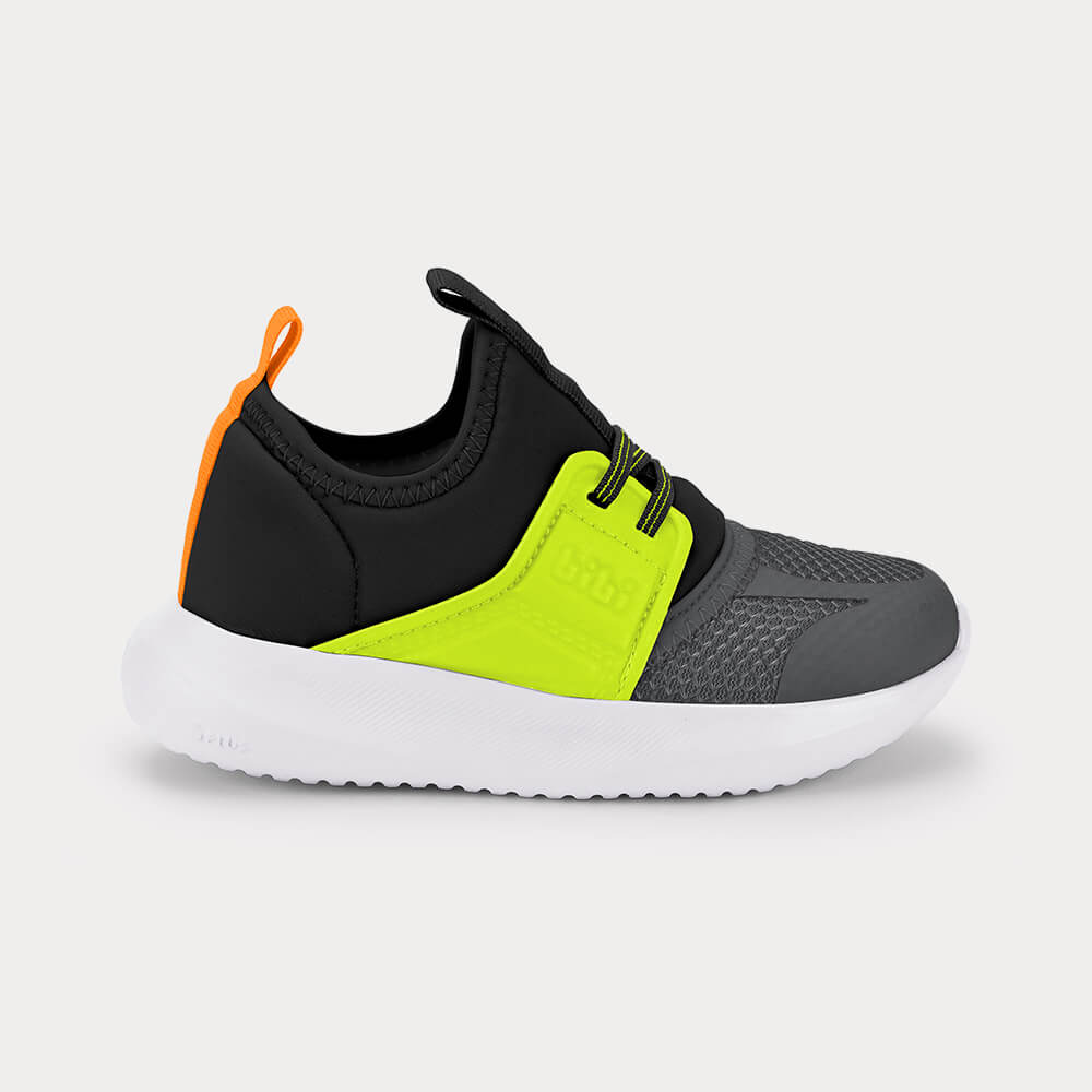 Tênis Infantil Bibi Flash Preto com Verde