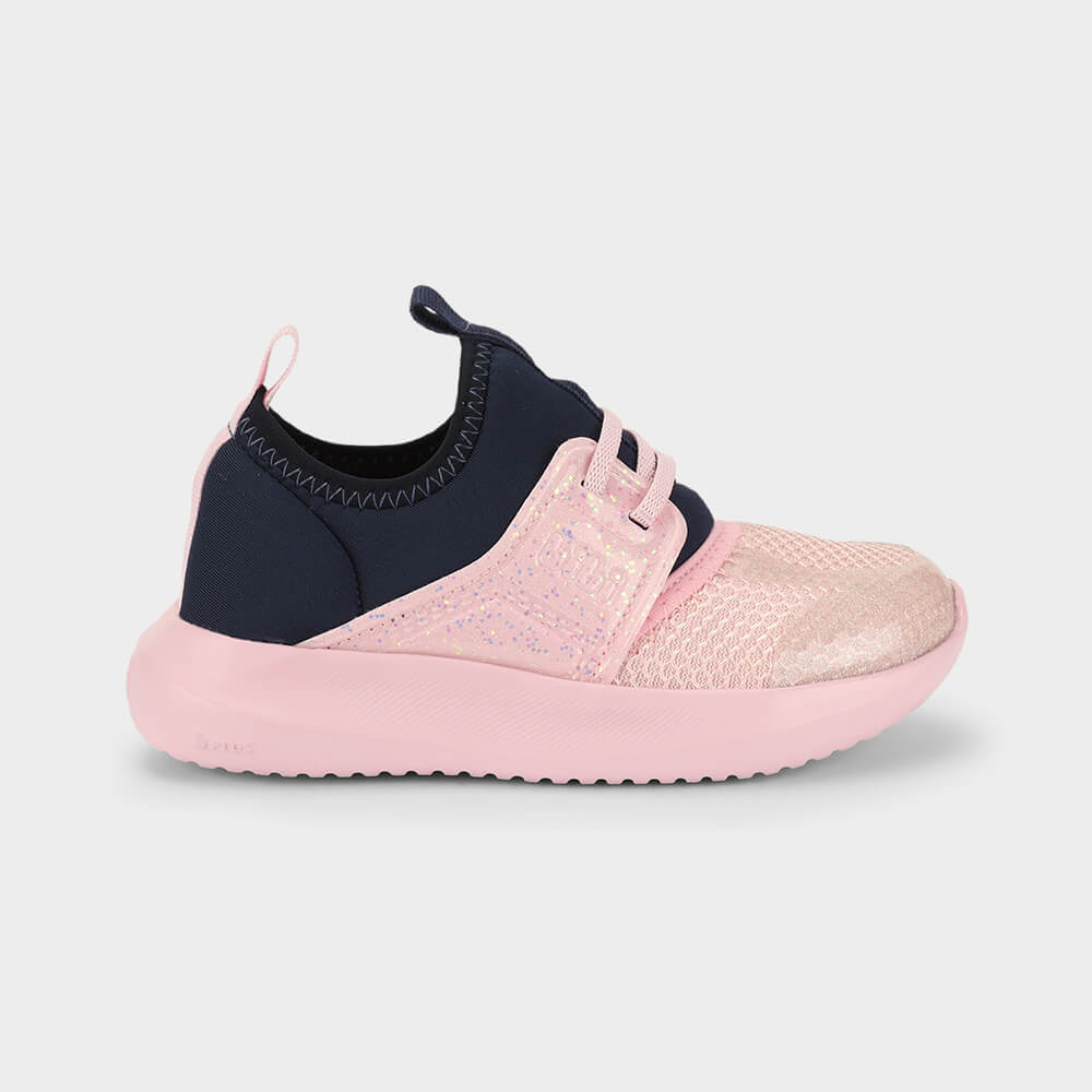 Tênis Infantil Bibi Flash Azul Marinho com Rosa