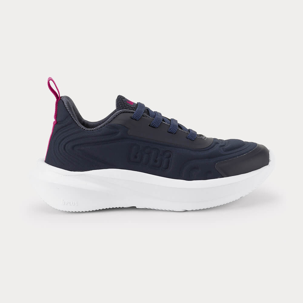 Tênis Infantil Bibi Volt Azul Marinho com Roxo