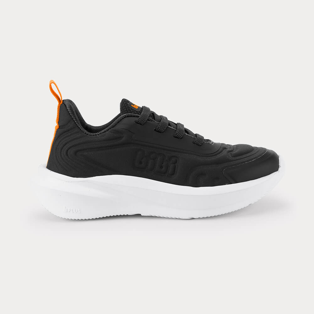 Tênis Infantil Bibi Volt Preto com Laranja