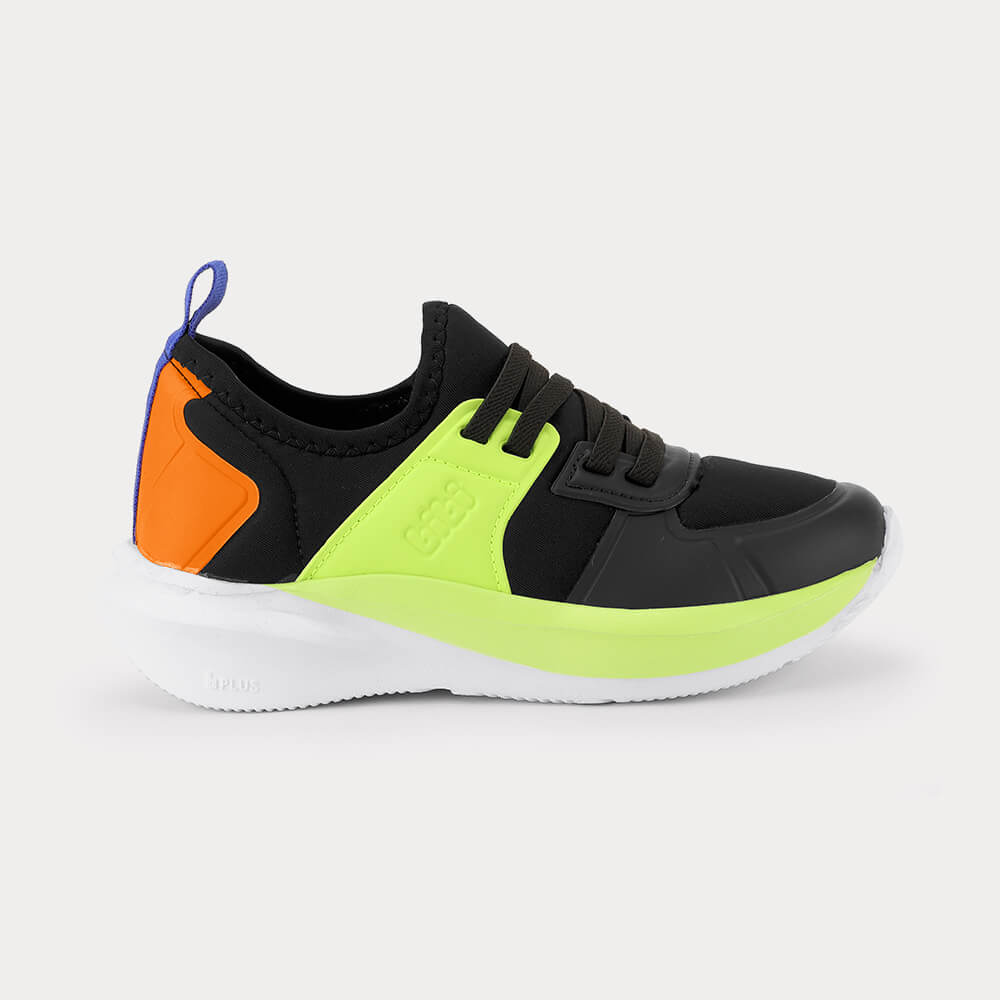 Tênis Infantil Bibi Volt Preto com Verde