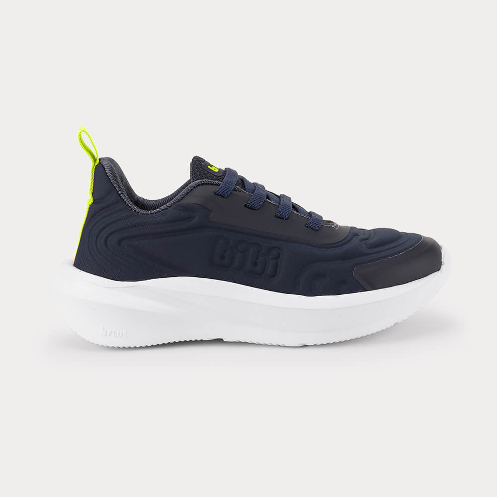 Tênis Infantil Bibi Volt Azul Marinho com Verde