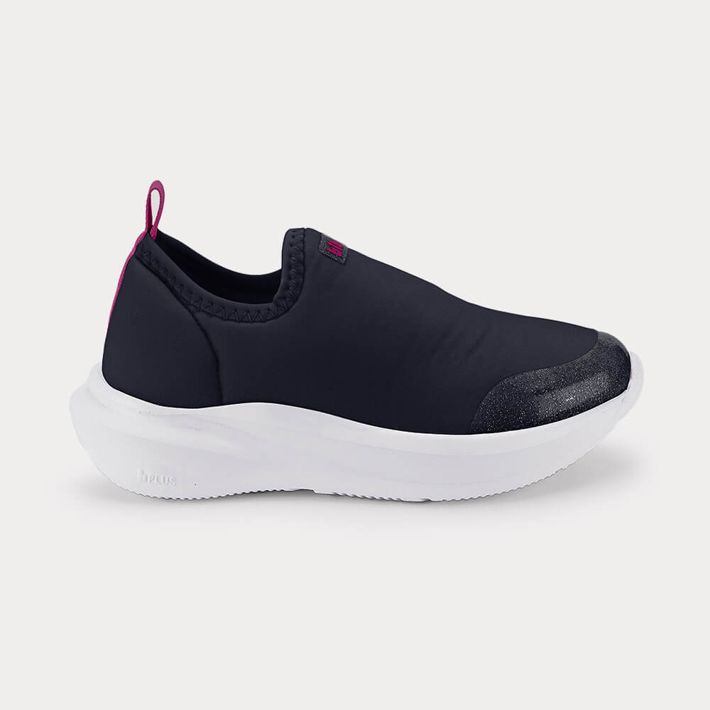Tênis Infantil Bibi Volt 2.0 Azul Marinho com Rosa