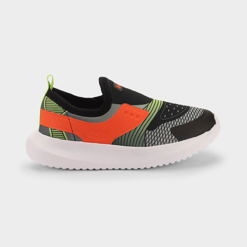 Tênis Infantil Bibi Flash Preto com Verde 1232114