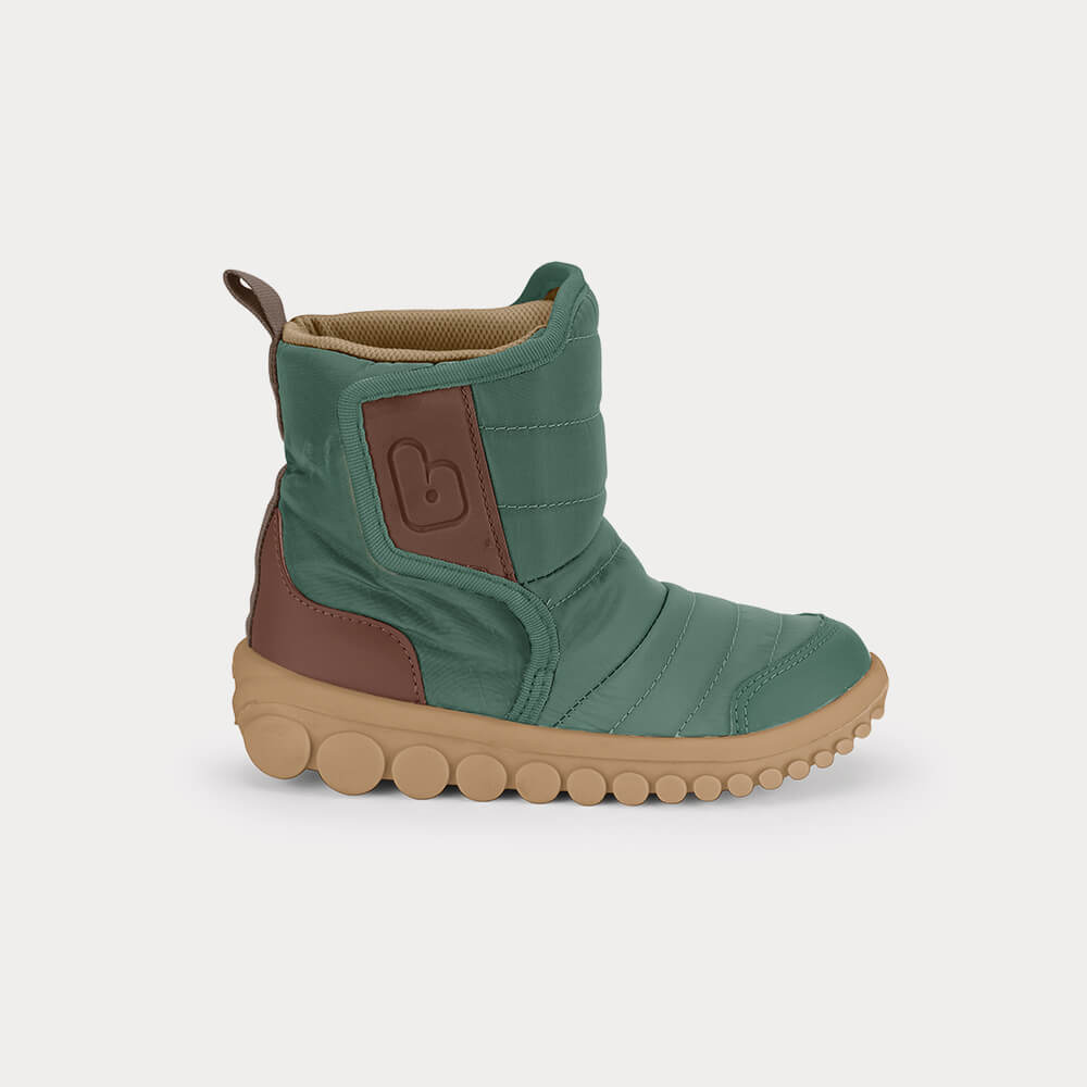 Bota Infantil Bibi Roller 2.0 Drop Verde com Marrom