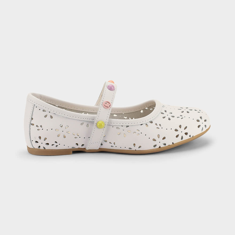 Sapatilha Infantil Bibi Ballerina Basic Branca