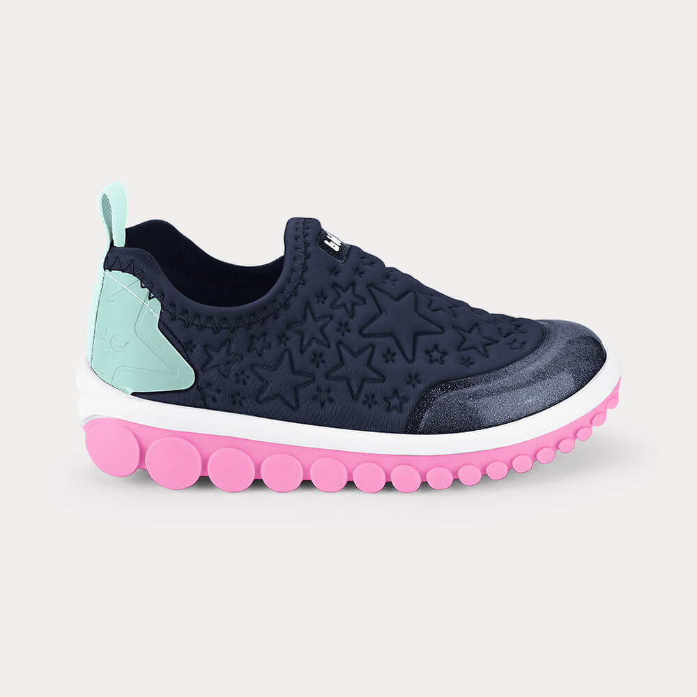 Tênis Infantil Bibi Roller 2.0 Azul de Estrelas