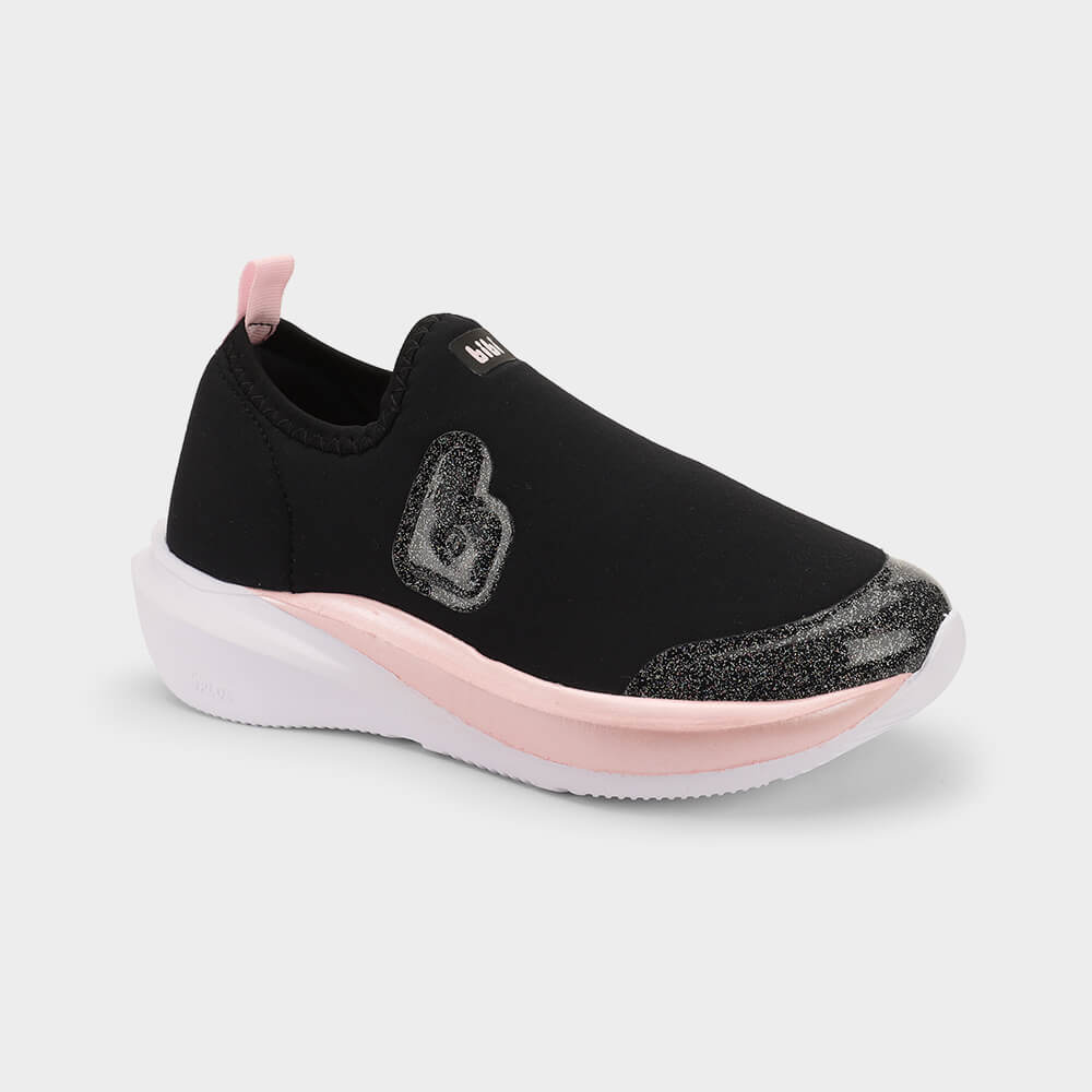 Tênis Escolar Infantil Feminino Bibi Volt 2.0 Preto